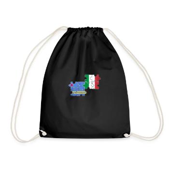 Aruba Italie Vintage Flag Aruban - Sac de sport léger - noir - Devant