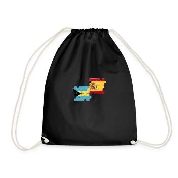 Bahamas Espagne Drapeau Bahamaer espagnol - Sac de sport léger - noir - Devant