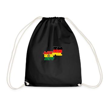 Bolivie Allemagne Drapeau Boliviens allemands - Sac de sport léger - noir - Devant