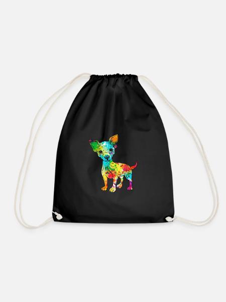Chihuahua - Turnbeutel - Schwarz