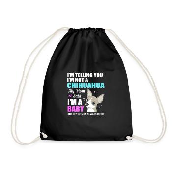 Chihuahua - Sac de sport léger - noir - Devant