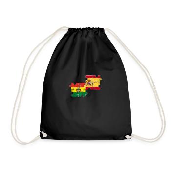 Bolivie Espagne Drapeau Bolivien - Sac de sport léger - noir - Devant