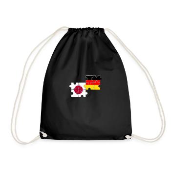 Japon Allemagne Drapeau Allemand Japonais - Sac de sport léger - noir - Devant