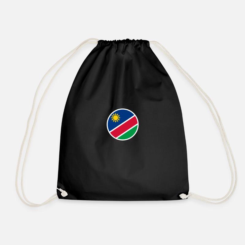 Namibia Namibische Flagge Namibier - Turnbeutel - Schwarz