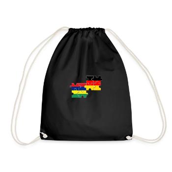 Maurice Allemagne Drapeau Mauriciens allemands - Sac de sport léger - noir - Devant