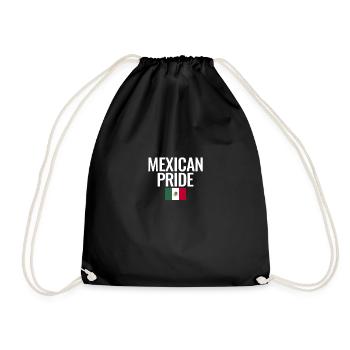 Fierté mexicaine Mexique Drapeau mexicain Mexicains - Sac de sport léger - noir - Devant