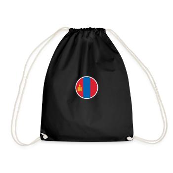 Mongolie Drapeau mongol Mongol - Sac de sport léger - noir - Devant