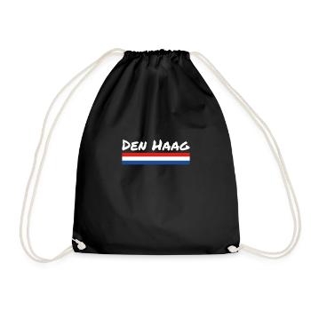 The Hague Netherlands Dutch flag - Drawstring Bag - black - Front