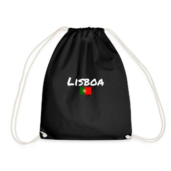 Lisboa Portugal Drapeau Portugais Portugais - Sac de sport léger - noir - Devant