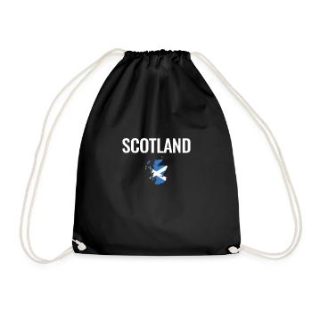 Scotland Schottland Karte Schottische Flagge - Turnbeutel - Schwarz - Vorne