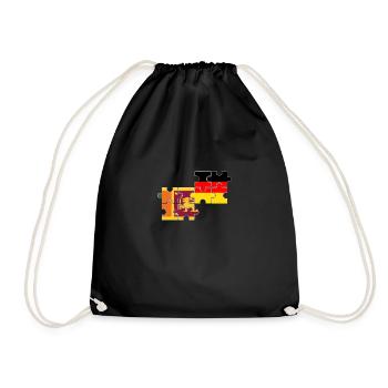Sri Lanka Allemagne Drapeau Allemand Sri Lankais - Sac de sport léger - noir - Devant