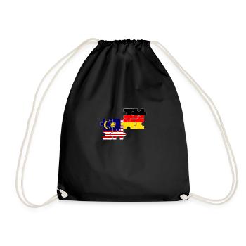Malaisie Allemagne Drapeau Allemand Malaisien - Sac de sport léger - noir - Devant