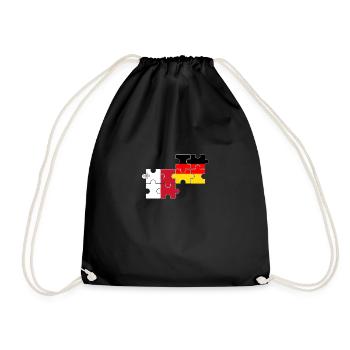 Malte Allemagne Drapeau Allemand Maltais - Sac de sport léger - noir - Devant