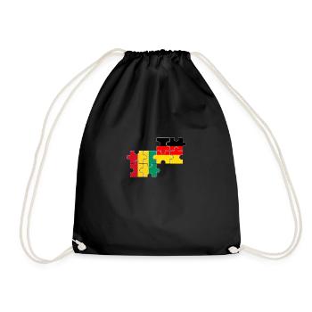 Guinée Allemagne Drapeau Guinée allemande - Sac de sport léger - noir - Devant
