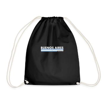 Buenos Aires Argentine Drapeau de l’Argentine - Sac de sport léger - noir - Devant