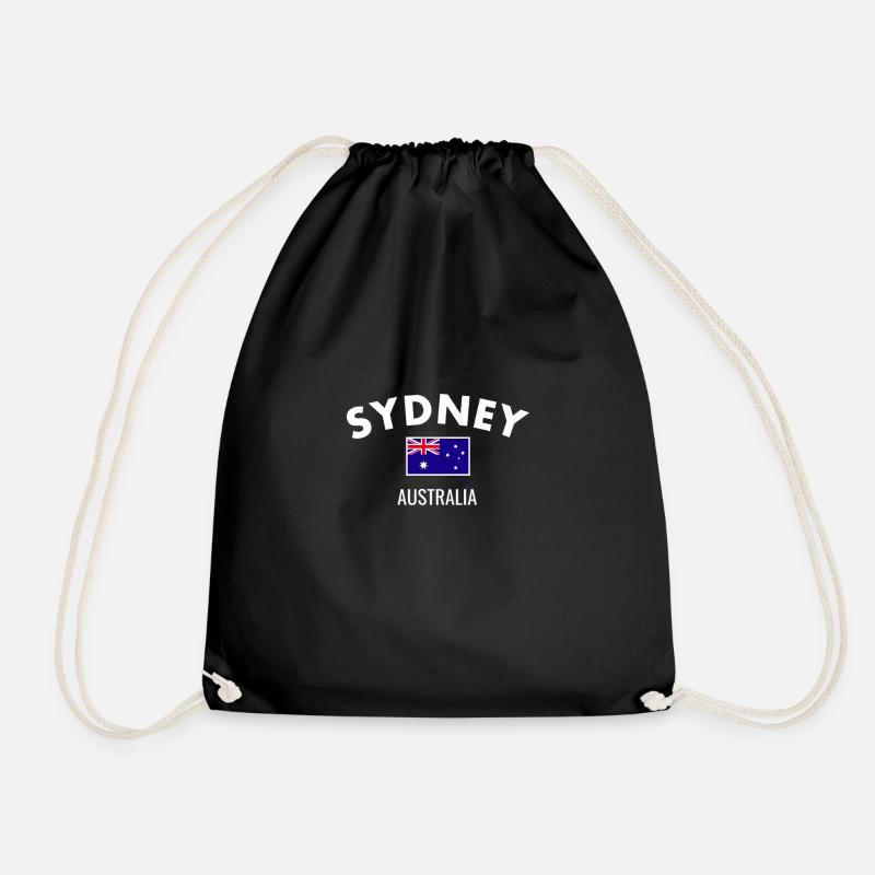 Sydney Australia Australien Australische Flagge - Turnbeutel - Schwarz