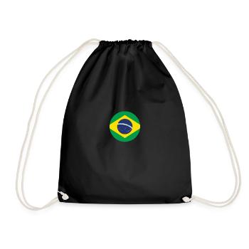 Brésil Drapeau brésilien - Sac de sport léger - noir - Devant