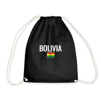 Bolivie Bolivie Drapeau bolivien Boliviens - Sac de sport léger - noir - Devant