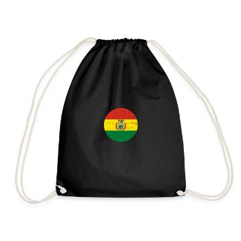 Bolivie Vintage Drapeau bolivien Bolivien - Sac de sport léger - noir - Devant