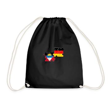 Antigua-et-Barbuda Allemagne Drapeau Antigua - Sac de sport léger - noir - Devant