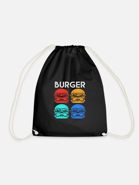 Cheeseburger - Turnbeutel - Schwarz