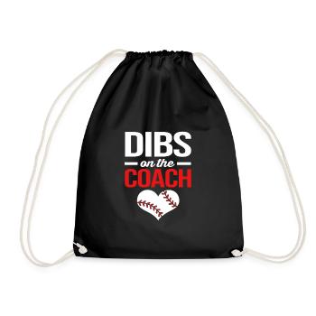 Entraîneur de baseball - Sac de sport léger - noir - Devant