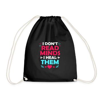 School psychologist - Drawstring Bag - black - Front