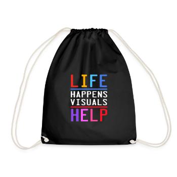 School psychologist, psychologist, psychotherapist - Drawstring Bag - black - Front