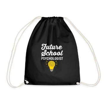 School psychologist - Drawstring Bag - black - Front