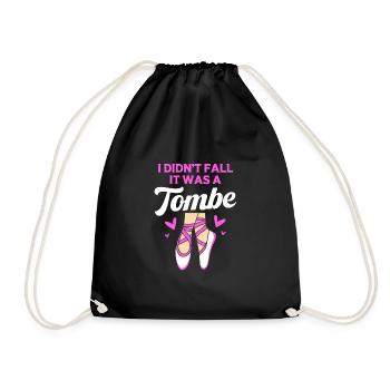 Ballet Ballet Dancer - Drawstring Bag - black - Front