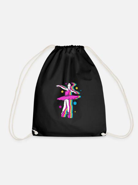Ballet Ballet Dancer - Drawstring Bag - black