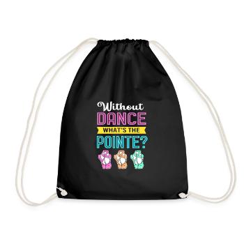 Ballet Ballet Dancer - Drawstring Bag - black - Front