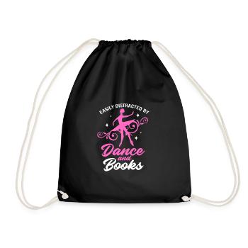 Ballet Ballet Dancer - Drawstring Bag - black - Front