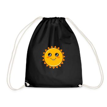 Sonnensystem Universum - Turnbeutel - Schwarz - Vorne