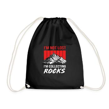 Geologist - Drawstring Bag - black - Front