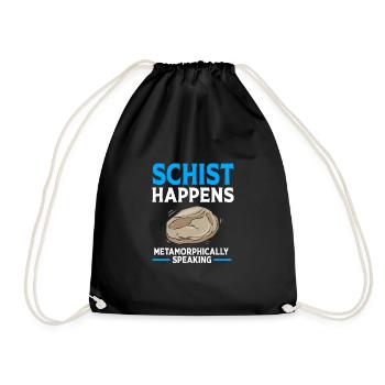 Geologist Geology - Drawstring Bag - black - Front
