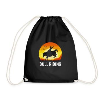 Rodeo - Drawstring Bag - black - Front