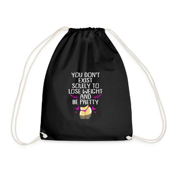 Body Positivity - Drawstring Bag - black - Front