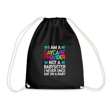 Daycare Center Education Educator Educator - Drawstring Bag - black - Front