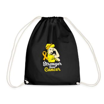 Cancer Child - Drawstring Bag - black - Front