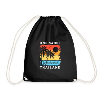 Thai - Drawstring Bag - black - Front