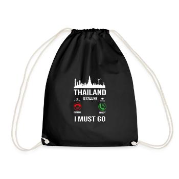 Thaïlande Langue thaïlandaise - Sac de sport léger - noir - Devant