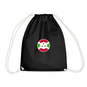 Burundi Drapeau burundais - Sac de sport léger - noir - Devant