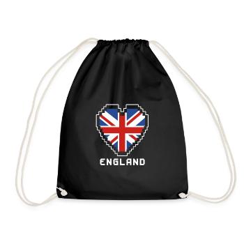England - Drawstring Bag - black - Front