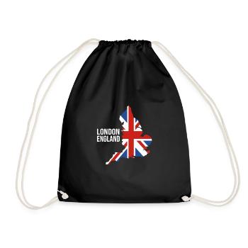 Angleterre, Londres - Sac de sport léger - noir - Devant