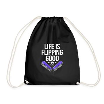 Flipper Pinball - Drawstring Bag - black - Front