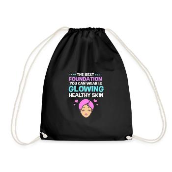 Maquillage esthéticienne - Sac de sport léger - noir - Devant