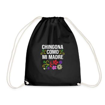 Latina Mom Latino - Drawstring Bag - black - Front