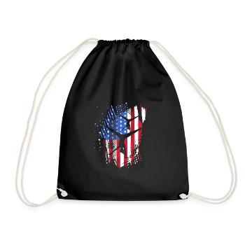gymnast - Drawstring Bag - black - Front