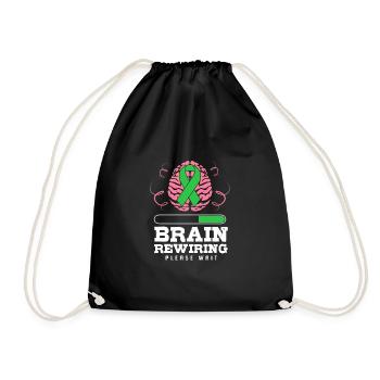 Traumatic brain injury - Drawstring Bag - black - Front